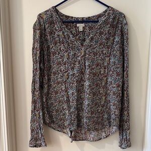 Floral Long Sleeve Top